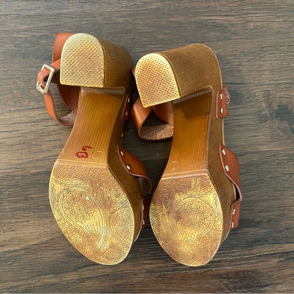 Vintage Limelight  Vegan Platform Sandals Shoe - Picture 11 of 13